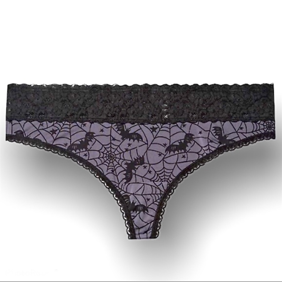 torrid Other - NEW Torrid 2 Panties for $18 Mid-Rise Lace Trim Halloween Thong Panty Size 2X